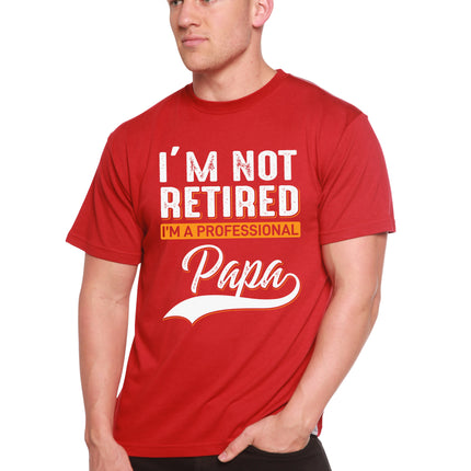 I'm not Retired Men's Bamboo Viscose/Organic Cotton Short Sleeve Graphic T-Shirt