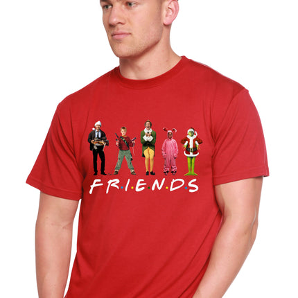 Funny Christmas Movies Printed Men's Bamboo T-Shirt