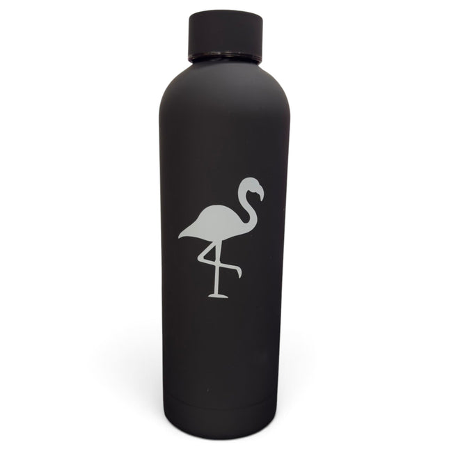 Flamingo Hydration Bottle | 24oz Insulated Stainless Steel | Screw On Lid