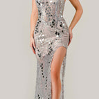 Silver/Nude / 8