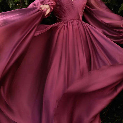 Cinderella Divine CD243 Long Sleeve A-Line Dress