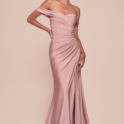 Ladivine CD790 Dress Off the Shoulder Stretch Spandex Gown