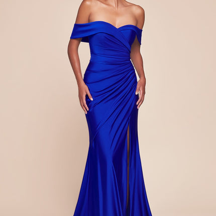 Ladivine CD790 Dress Off the Shoulder Stretch Spandex Gown