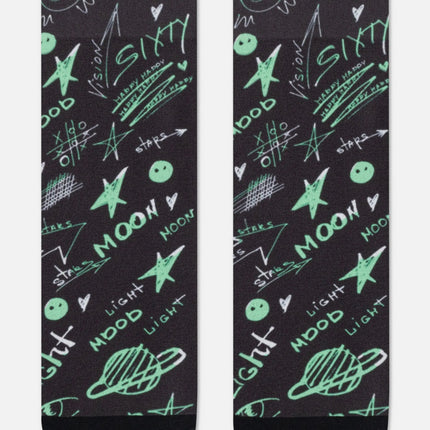 Dense Socks Conte Fantasy 913 - Moon Pattern