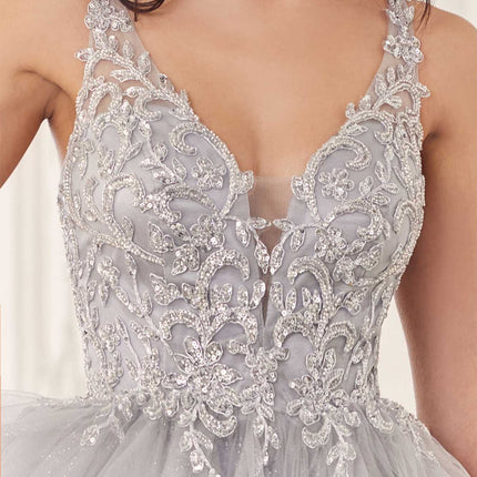 Ladivine CY022 Beaded A-Line Layered Tulle Short Homecoming Dress
