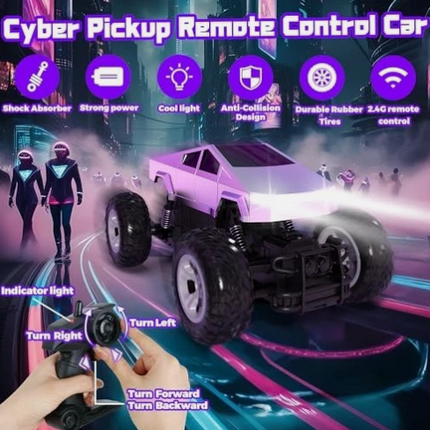 Remote Control Cyber Pickup Truck – All Terrain 2.4GHz RC Car