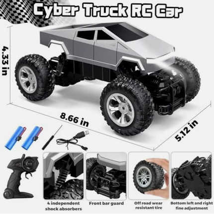 Remote Control Cyber Pickup Truck – All Terrain 2.4GHz RC Car