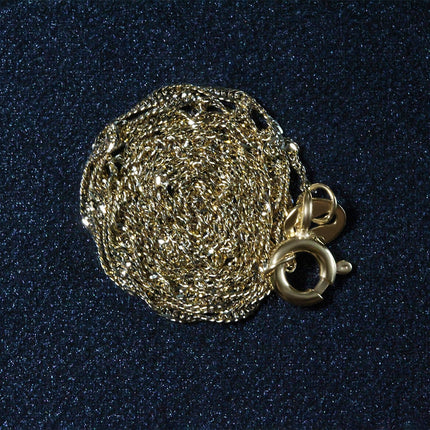 14k Yellow Gold Singapore Chain 1.0mm