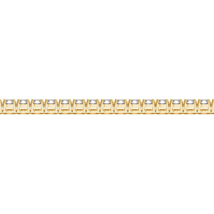 Lab Grown Round Diamond Tennis Bracelet in 14k Yellow Gold (5 cctw  F/G  VS2/SI1)