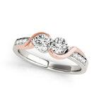3 / White & Rose Gold