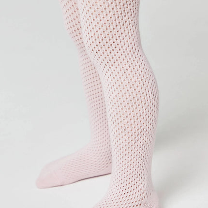 Conte-Kids Cotton Tights Miss 616 - Mesh Pattern