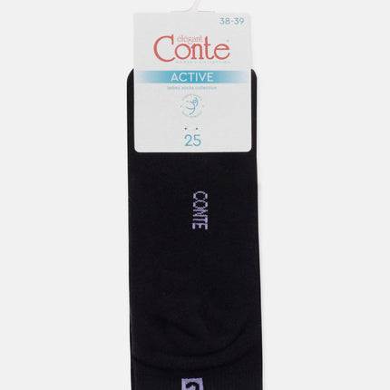 Cotton Ankle Socks Conte Active 571 - Terry Foot