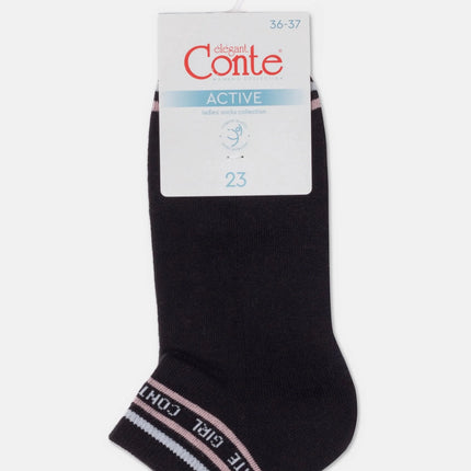 Cotton Ankle Socks Conte Active 572 - Terry Foot
