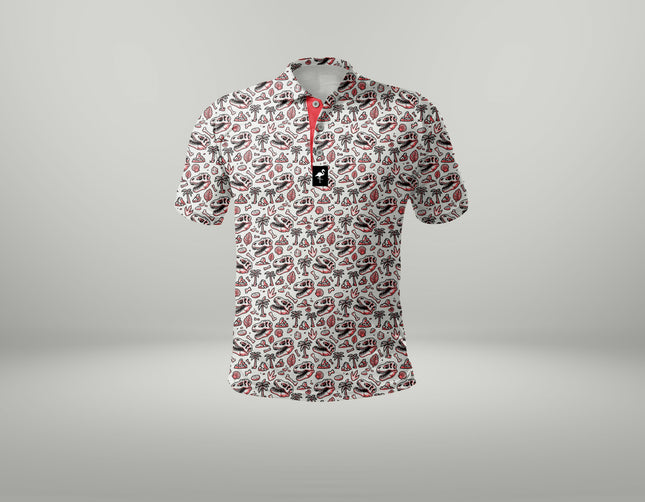 Youth Fossil Fairway Golf Polo | Performance Stretch Golf Shirt | Moisture-Wicking Athletic Polo