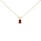 Yellow.Gold / 18 / Red Garnet