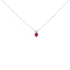 White.Gold / 18 / Red Ruby