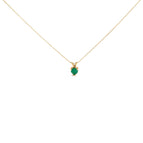 Yellow.Gold / 18 / Green Emerald
