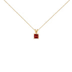 Yellow.Gold / 18 / Red Garnet
