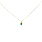 Yellow.Gold / 18 / Green Emerald