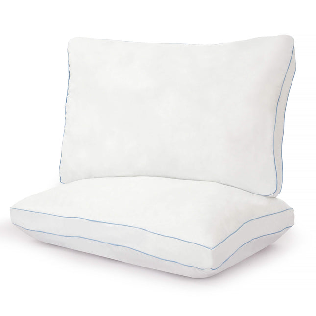 2-Pack: Royale Linens  Gusseted Pillows Soft Hotel Quality