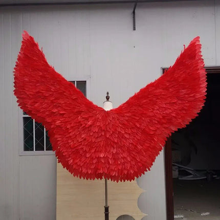 The Stardust Empress Royale – Deluxe Custom Feather Angel Wings Stage Performance Prop