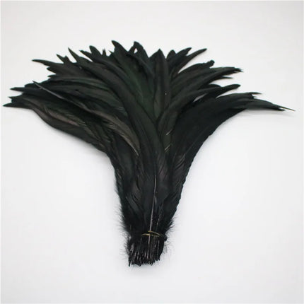 50pcs Natural Rooster Tail Feather Plumes