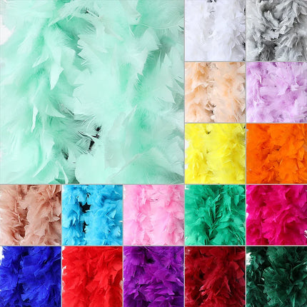 Thick Turkey Feather Performance Boa (2 Yards)