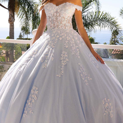 Nox Anabel H1352 Poofy A-Line Ballgown Off the Shoulder Quinceanera Dress