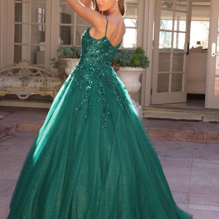 Nox Anabel H1464 Square Neck Poofy A-Line Quinceanera Gown