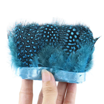 Natural Pearl Feather Fringe Trim 5-8cm