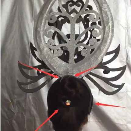 The Stardust Vertigo – Emerald Green Feathered Carnival & Samba Headdress