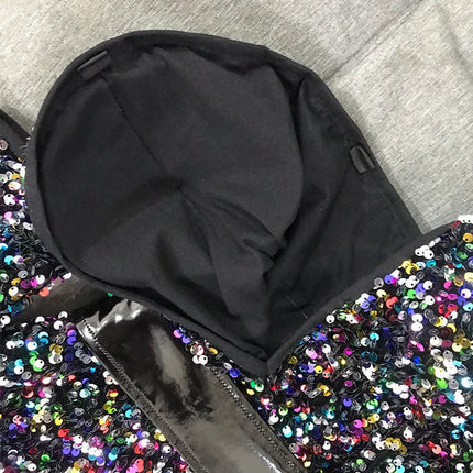 The Stardust Prism Sequin Bodysuit – Colorful High-Cut Rave & Gogo Dancewear