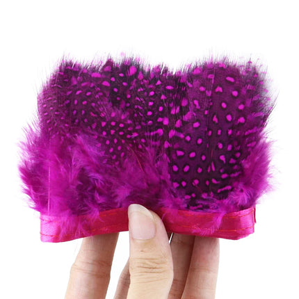 Natural Pearl Feather Fringe Trim 5-8cm