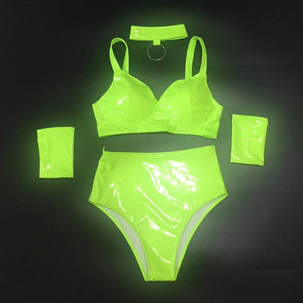 The Stardust Supernova Metallic Set – Pole & Gogo Dance Bikini