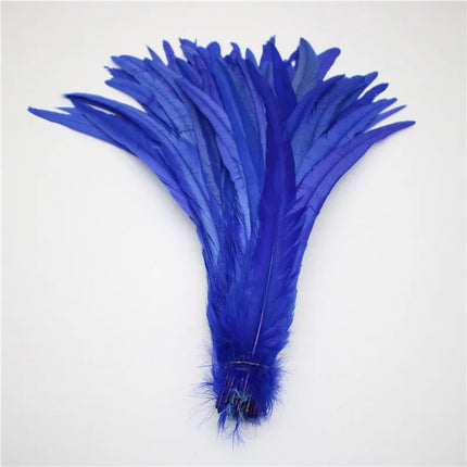50pcs Natural Rooster Tail Feather Plumes