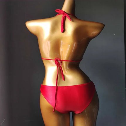 The Venus Horizon Rhinestone Bikini – Premium Crystal Triangle Showgirl Set