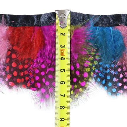 Natural Pearl Feather Fringe Trim 5-8cm
