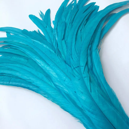 100pcs Natural Rooster Tail Feathers 10-16" Stage Performance Costume Plumes