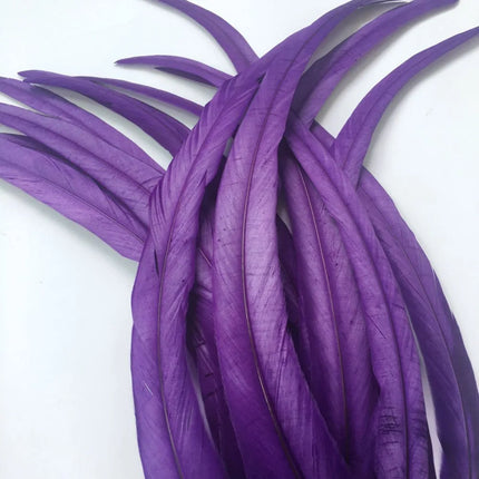 100pcs Natural Rooster Tail Feathers 10-16" Stage Performance Costume Plumes