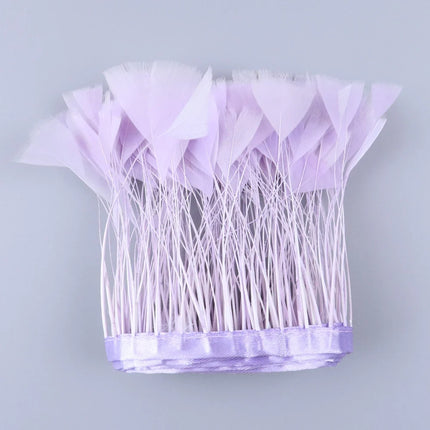 Turkey Feathers Trim Ribbon Fringe