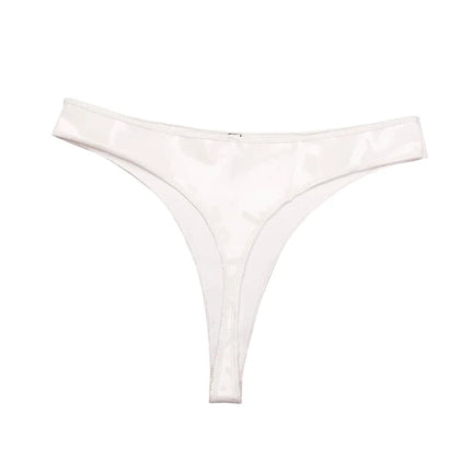 Glossy Patent Leather G-String Thong High-Gloss Liquid Elastic Briefs