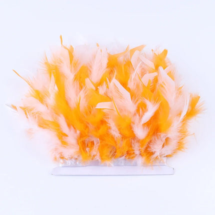 Fluffy Turkey Feathers Trim Ribbon Fringe