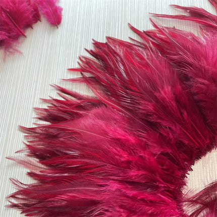 Natural Rooster Craft Feathers Bulk Pack