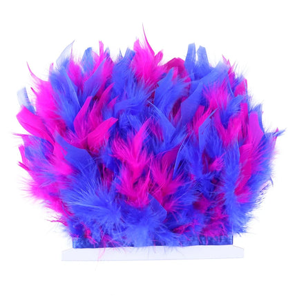 Fluffy Turkey Feathers Trim Ribbon Fringe