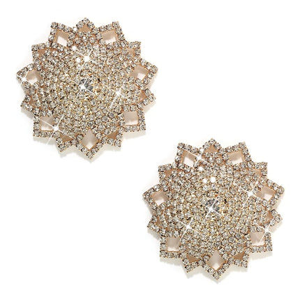 Sparkling Rhinestone Reusable Nipple Pasties Set