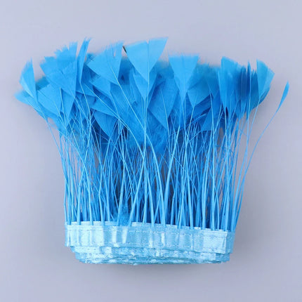 Turkey Feathers Trim Ribbon Fringe