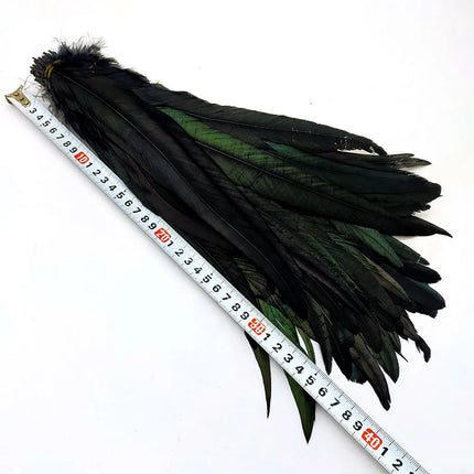 100pcs Natural Rooster Tail Feathers 10-16" Stage Performance Costume Plumes