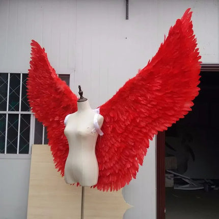 The Stardust Empress Royale – Deluxe Custom Feather Angel Wings Stage Performance Prop