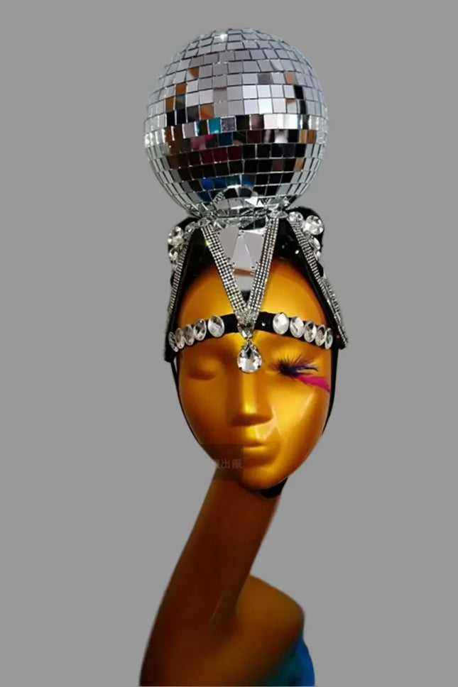 Exaggerated Mirror Lens Globe Headwear & Cosplay Headdress