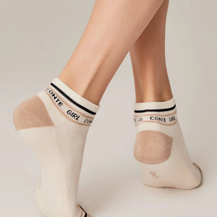 Cotton Ankle Socks Conte Active 572 - Terry Foot